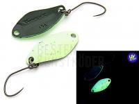 Forellen Blinker Nories Masukuroto Weeper 1.5g 23mm - #065 (Lemon / Black) BESTEN KUNSTKODER Angelshop