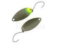 Blinker Nories Masukuroto Tulle 3.0g - #023 (Oliv Chartreuse / Oliv) BESTEN KUNSTKODER Angelshop