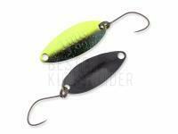 Blinker Nories Masukuroto Tulle 3.0g - #114 (FluoYellow‑Glitter / Black) BESTEN KUNSTKODER Angelshop