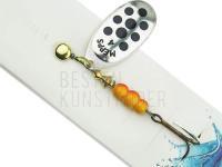 Spinner Mepps Aglia Decorees Silver/Black dots - no. 4 BESTEN KUNSTKODER Angelshop