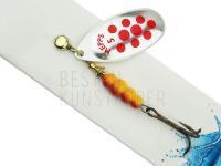 Spinner Mepps Aglia Decorees Silver/Red dots - no. 5 BESTEN KUNSTKODER Angelshop
