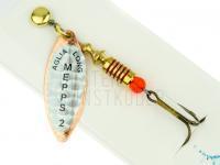 Spinner Mepps Aglia Long Rainbo Cooper / Silver #2 7g BESTEN KUNSTKODER Angelshop