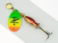 Spinner Mepps Aglia LongCast #2 8g - Tiger BESTEN KUNSTKODER Angelshop
