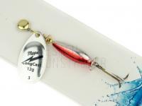 Spinner Mepps Aglia LongCast #3 12g - Silver / Red BESTEN KUNSTKODER Angelshop