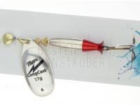 Spinner Mepps Aglia LongCast #4 17g - Silver / Red BESTEN KUNSTKODER Angelshop