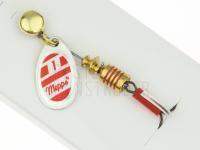 Spinner Mepps Aglia Polonia Silver #1 3.5g BESTEN KUNSTKODER Angelshop