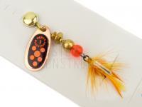 Spinner Mepps Black Fury Mouche #1 - Copper/Red Dots BESTEN KUNSTKODER Angelshop