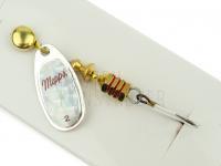 Spinner Mepps Comet Rainbo Silver #2 4.5g BESTEN KUNSTKODER Angelshop