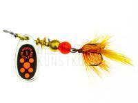 Spinner Mepps Black Fury Mouche #1 | 3.5g - Silver/Red Dots BESTEN KUNSTKODER Angelshop