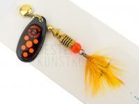 Spinner Mepps Black Fury Mouche #2 - Black/Red Dots BESTEN KUNSTKODER Angelshop