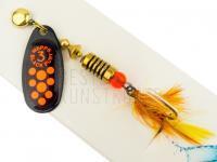 Spinner Mepps Black Fury Mouche #3 - Black/Red Dots BESTEN KUNSTKODER Angelshop