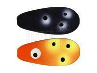 Blinker OGP Bulldog Inline P&T 3cm 6g - Black/Orange Clown BESTEN KUNSTKODER Angelshop