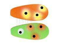 Blinker OGP Bulldog Inline P&T 3cm 6g - Green/Orange Clown BESTEN KUNSTKODER Angelshop