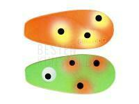 Blinker OGP Bulldog Inline P&T 3cm 6g - Green/Orange Clown