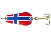 Blinker Solvkroken Spesial Classic 38mm 12g - Norges Flagg BESTEN KUNSTKODER Angelshop