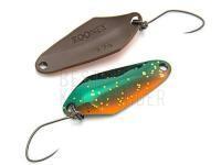 Forellen Blinker Nories Masukuroto Rooney 1.8g - #053 (Orange Emerald) BESTEN KUNSTKODER Angelshop