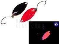Forellen Blinker Nories Masukuroto Sofia 1.2g 22mm - #039 (Pink Glow / Black) BESTEN KUNSTKODER Angelshop