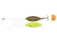 Blinker Savage Gear LT Stickle Blade Rigged 4.2cm 4.4g #10 - Pellet UV Yellow BESTEN KUNSTKODER Angelshop