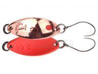 Blinker Spro Trout Master Incy Spin Spoon 2.5g - Copper/Red BESTEN KUNSTKODER Angelshop