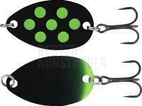 Blinker OGP Fidusen 3.2cm 2.8g - Black/Green Dots BESTEN KUNSTKODER Angelshop