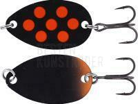 Blinker OGP Fidusen 3.2cm 2.8g - Black/Orange Dots BESTEN KUNSTKODER Angelshop