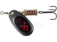 Blinker X-Fish Dark Side #3 6g - Nikel black orange BESTEN KUNSTKODER Angelshop