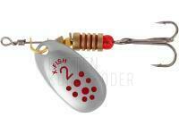 Blinker X-Fish Spike #2 4.5g - Silver RD BESTEN KUNSTKODER Angelshop