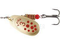 Blinker X-Fish Spike #3 5.5g - Gold RD BESTEN KUNSTKODER Angelshop