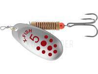Blinker X-Fish Spike #5 14.5g - Silver RD BESTEN KUNSTKODER Angelshop