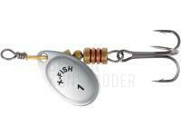 Blinker X-Fish Stark #1 2.5g - Silver BESTEN KUNSTKODER Angelshop