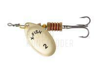 Blinker X-Fish Stark #2 4.5g - Gold BESTEN KUNSTKODER Angelshop