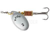 Blinker X-Fish Stark #2 4.5g - Silver BESTEN KUNSTKODER Angelshop