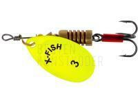 Blinker X-Fish Stark #3 6g - Nikel UV lime