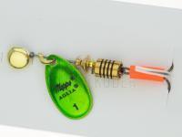 Spinner Mepps Aglia Platium Green #1 | 3.5g BESTEN KUNSTKODER Angelshop
