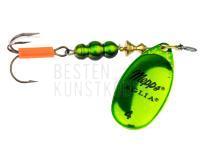 Spinner Mepps Aglia Platium Green #4 | 9g BESTEN KUNSTKODER Angelshop