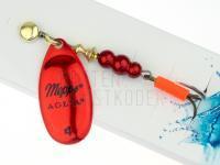 Spinner Mepps Aglia Platium Red #4 | 9g BESTEN KUNSTKODER Angelshop