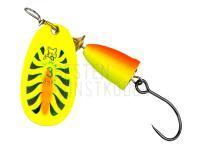 Blue Fox Spinner Vibrax Fluorescent Single Barbless BESTEN KUNSTKODER Angelshop