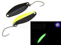 Forellen Blinker Nories Masukuroto 2.0g - #022 (Fluo-Yellow / Black) BESTEN KUNSTKODER Angelshop