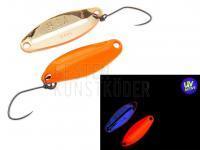 Forellen Blinker Nories Masukuroto 2.0g - #033 (Fluo- Orange / Gold) UV BESTEN KUNSTKODER Angelshop