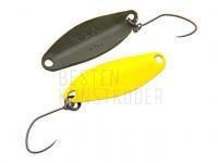 Forellen Blinker Nories Masukuroto 2.0g - #038 (Yellow / Oliv) BESTEN KUNSTKODER Angelshop