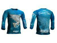 Jaxon Long Sleeve T-Shirt sea trout - blue XL BESTEN KUNSTKODER Angelshop