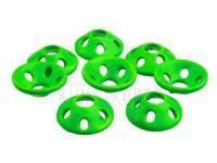 Brass Pro Sonic Disc 6mm - Fluo Green BESTEN KUNSTKODER Angelshop