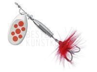Spinner Balzer Colonel Classic Standard 3g - Silver with Red Spots BESTEN KUNSTKODER Angelshop