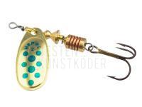 Spinner Mepps Comet Decorees #2 4.5g - Gold/Blue Dots BESTEN KUNSTKODER Angelshop