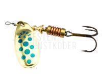 Spinner Mepps Comet Decorees #3 6.5g - Gold/Blue Dots BESTEN KUNSTKODER Angelshop