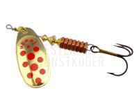 Spinner Mepps Comet Decorees #4 8g - Gold/Red Dots BESTEN KUNSTKODER Angelshop