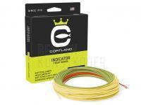 Cortland Trout Series Indicator 90ft Fire Orange / Olive / Pale Yellow - WF4F