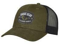 Savage Gear Badge Trucker Cap - Green BESTEN KUNSTKODER Angelshop