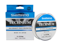 Monofile Schnüre Shimano Technium 200m 0.22mm BESTEN KUNSTKODER Angelshop