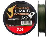Geflechtschnur Daiwa J-Braid Expedition x8E Dark Green 150m - 0.06mm BESTEN KUNSTKODER Angelshop
